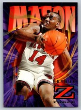 1996-97 SkyBox Z-Force #59 Anthony Mason Charlotte Hornets Basketball Card