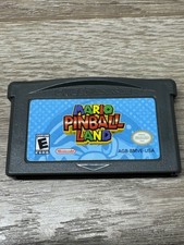 Mario Pinball Land - Nintendo Gameboy Advance GBA Authentic Tested & Works