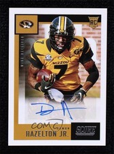 2021 Panini Chronicles Draft Picks Score Rookie Damon Hazelton Jr Auto 12br