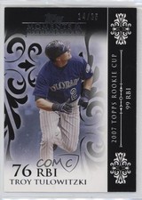 2008 Topps Moments & Milestones Black 14/25 Troy Tulowitzki #9 3c7