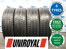 X4 PW 225/65R16C 225 65 16C UNIROYAL MAX 112/110R M+S VAN TYRES *9MM (614AP)