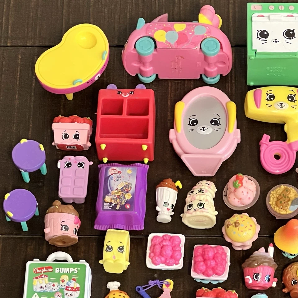 Shopkins Различные Фигурки Пищевые Аксессуары ОГРОМНЫЙ СМЕШАННЫЙ ЛОТ из 115 - Изображение 2 из 4