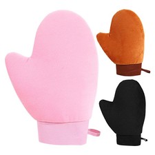 Tanning Mitt Glove With Thumb Soft Velvet Tanner Lotion Applicator Tanning Mitt