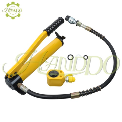 #ad Versatile 10T Low Profile Hydraulic Jack with CP 180 Manual Pump Dust Proof $67.72