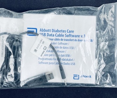 Abbott Data Cable 70851-01 with USB port and Software v.1