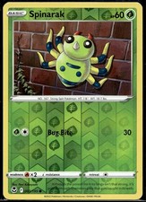 Spinarak 003/195 Common Silver Tempest Pokemon Reverse Holo Lightly Played