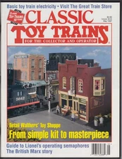 CLASSIC TOY TRAINS Walthers Lionel British Marx JL Cowens + 5 1997