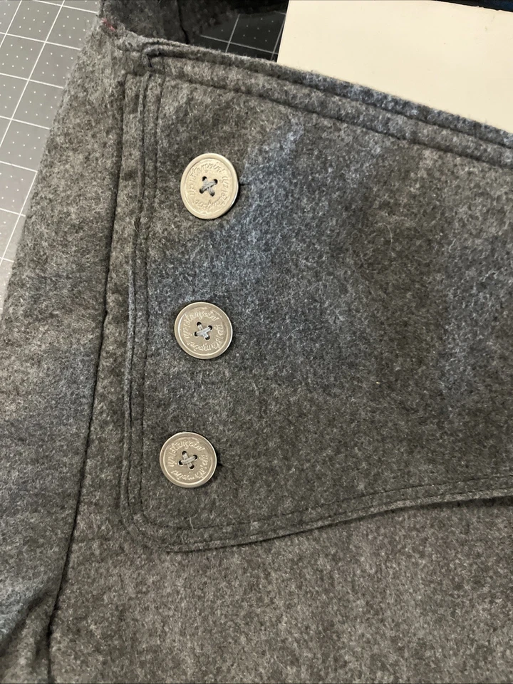 Stampin' UP Shoulder Tote / Bag Gray Wool / Poly Blend Organizer 15 x 11 - New - Image 2 of 4