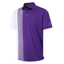 Polo Shirts for Men Short Sleeve Dry Fit Performance Moisture Wicking Casual ...