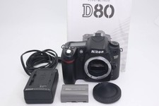 Nikon D80 Digital SLR Camera 10.2MP Black With Battery  Charger 8,472 shots 18