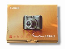 Canon PowerShot A590 IS Digital Camera 8.0MP 4x Optical Zoom Tested Works Used