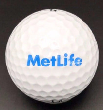 MetLife Logo Golf Ball 1 Titleist DT Solo Pre-Owned