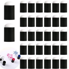 Depvision 30 Pieces Craft Finger Sponge Daubers Drawing Project Finger Painti