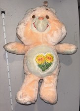 Vintage 1983 Care Bears Funshine Bear Plush Kenner American Greetings 13  