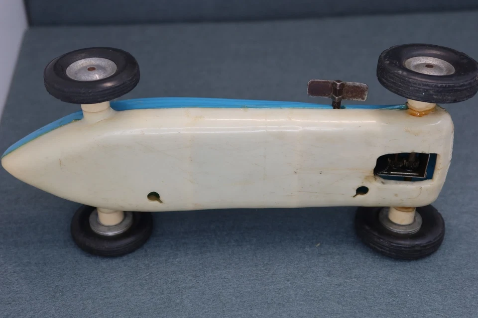 Vintage 50’s Indy Roadster Style Rite Spot Wind Up Tether Car American Pickers - Image 3 of 3