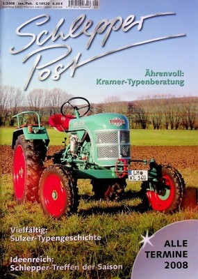 1) Schlepper Post 01/2008 - Sulzer Treffen in Dasing - Henschel Motoren in Schl