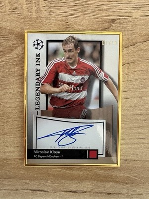 Miroslav Klose Topps Museum 2024/2025 Gold Frame Auto /10