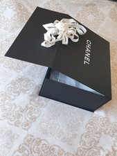 Chanel Box With Magnetic Lid , Ribbon & Flower, Inserts 46x36x21cm