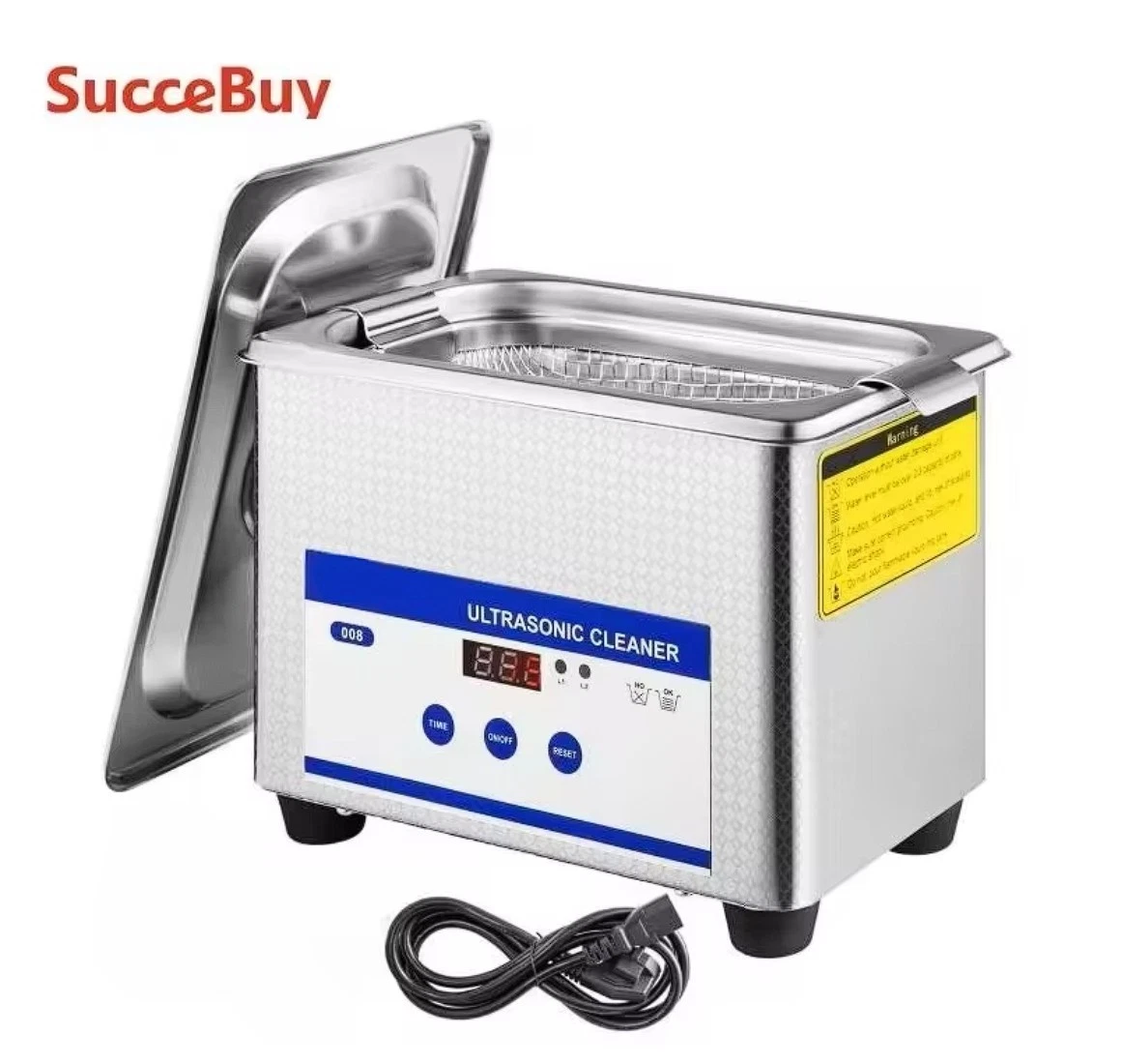 Pulitore Ultrasuoni, Lavatrice Ultrasuoni Professionale, 600ML 40000Hz