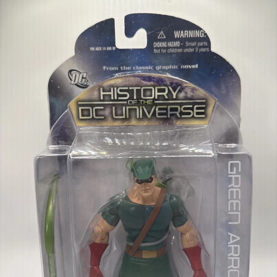 Figura 2008 History of The DC Universe Serie 1 Flecha Verde 7" DC Direct Toys Foto 3 de 4