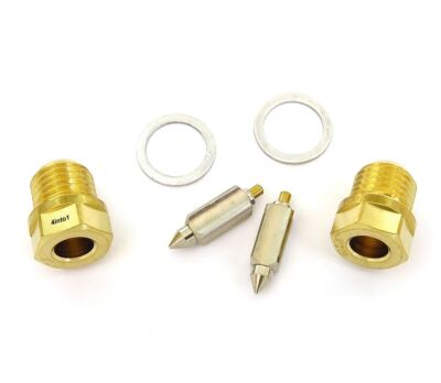 2 Pack Float Needle Valve Assembly Honda CB72 CL72 CB77 CL77 CB450 CL450 CB500T
