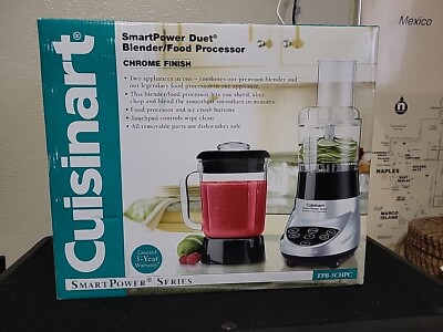 Cuisinart Smart Power Duet Blender/ Food Processor FPB-5CHPC Brand New in  Box