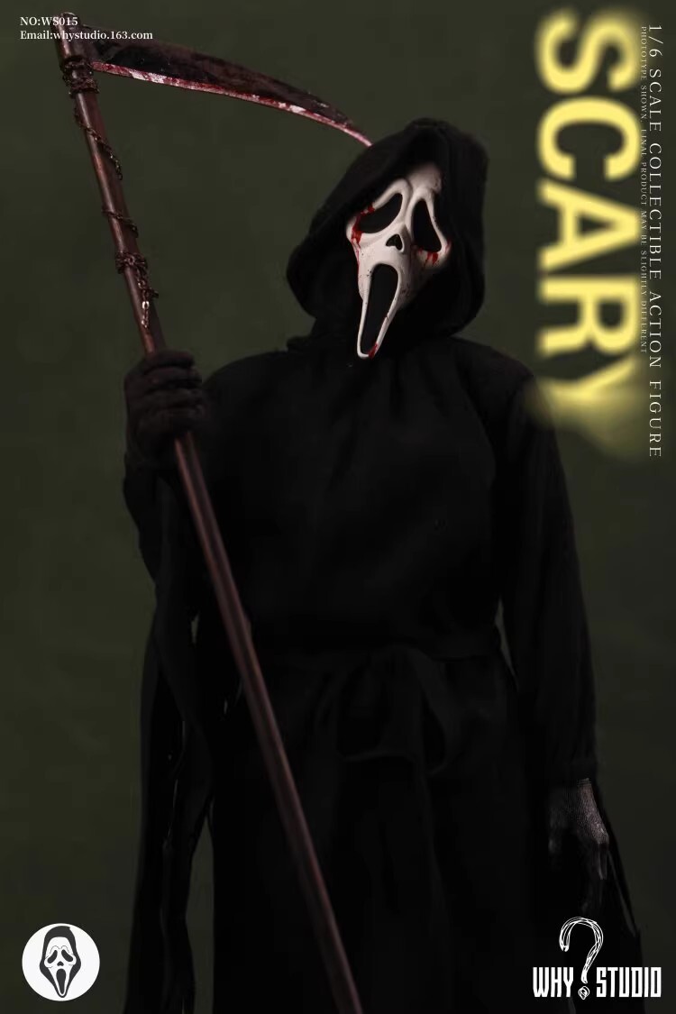 WHY STUDIO WS015 Scream 1/6スクリーム 最終絶叫計画 WHY STUDIO WS015 Scream Ghost Collectible Action Figure