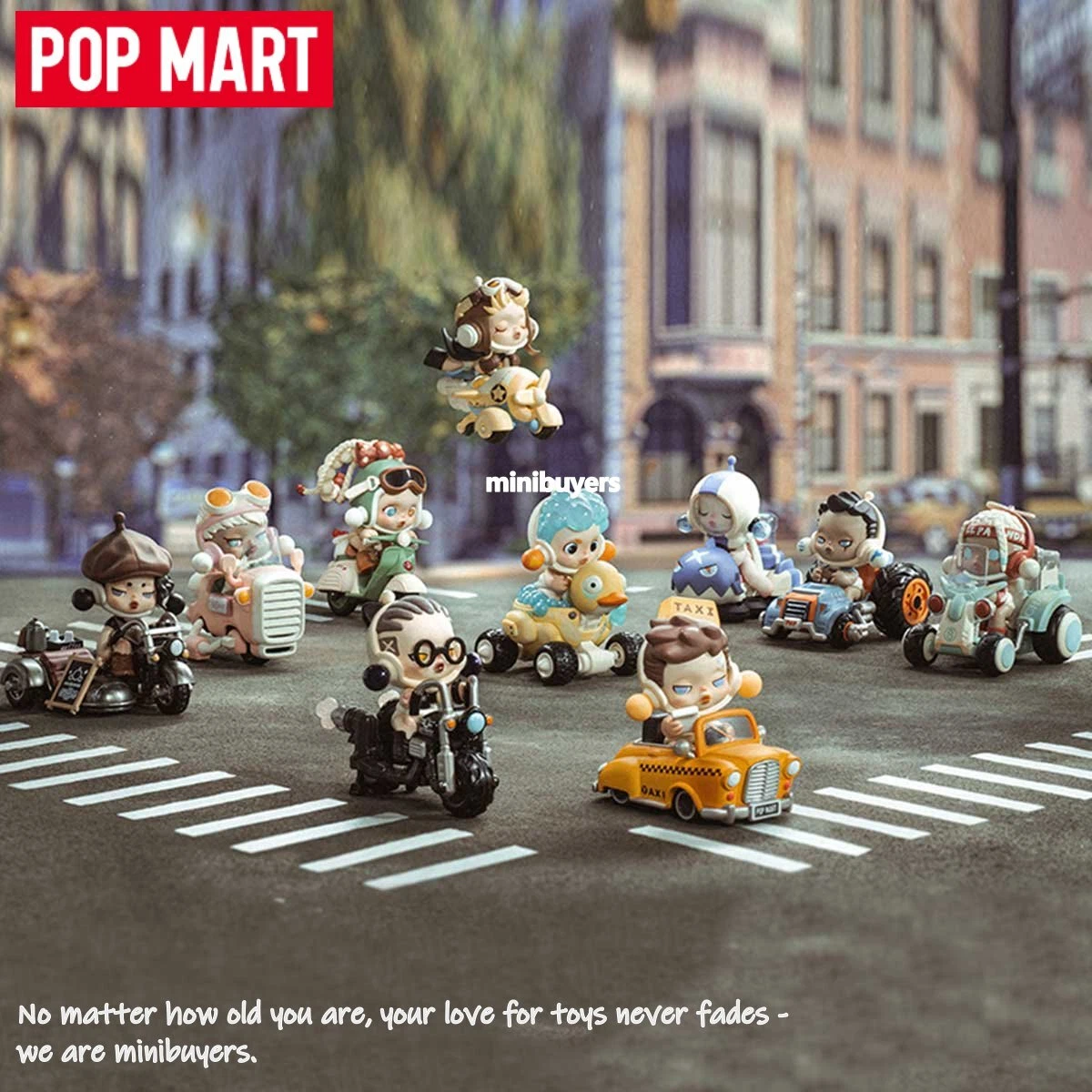 POP MART Skullpanda Laid Back Tomorrow Series Art Toy 9 Figures Blind Box Sealed