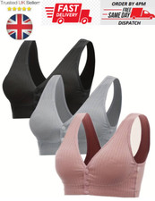 Seamless Maternity Nursing Bra Pregnancy No Wire Breastfeeding Gathered Lingerie