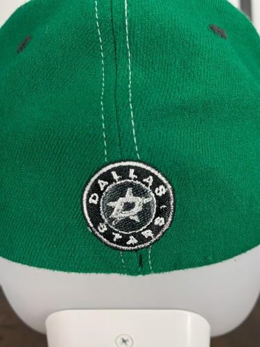Dallas Stars Hat Cap Fitted Adult One Size Green NHL Stretch Acrylic Span Zephyr - Picture 7 of 14