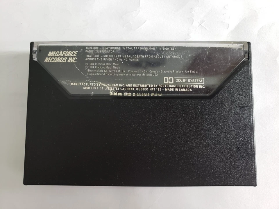 Anthrax – Fistful Of Metal - Banzai Cassette Tape 1984 - BRC4 1902 - Image 2 of 4