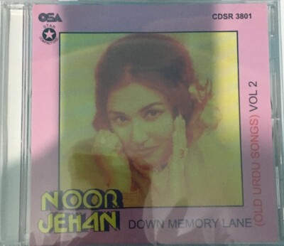 NOOR JEHAN - DOWN MEMORY LANE VOL 2 (OLD URDU SONGS) CD