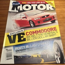 Motor 2006 VE SS Commodore WRX STi Golf GTi R32 PCOTY BMW 323i Audi A4 Megane RS