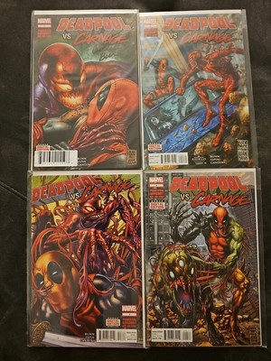 Deadpool vs. Carnage Heft 1 2 3 4 komplett US Marvel 2014  Sig. Cullen Bunn DF Z