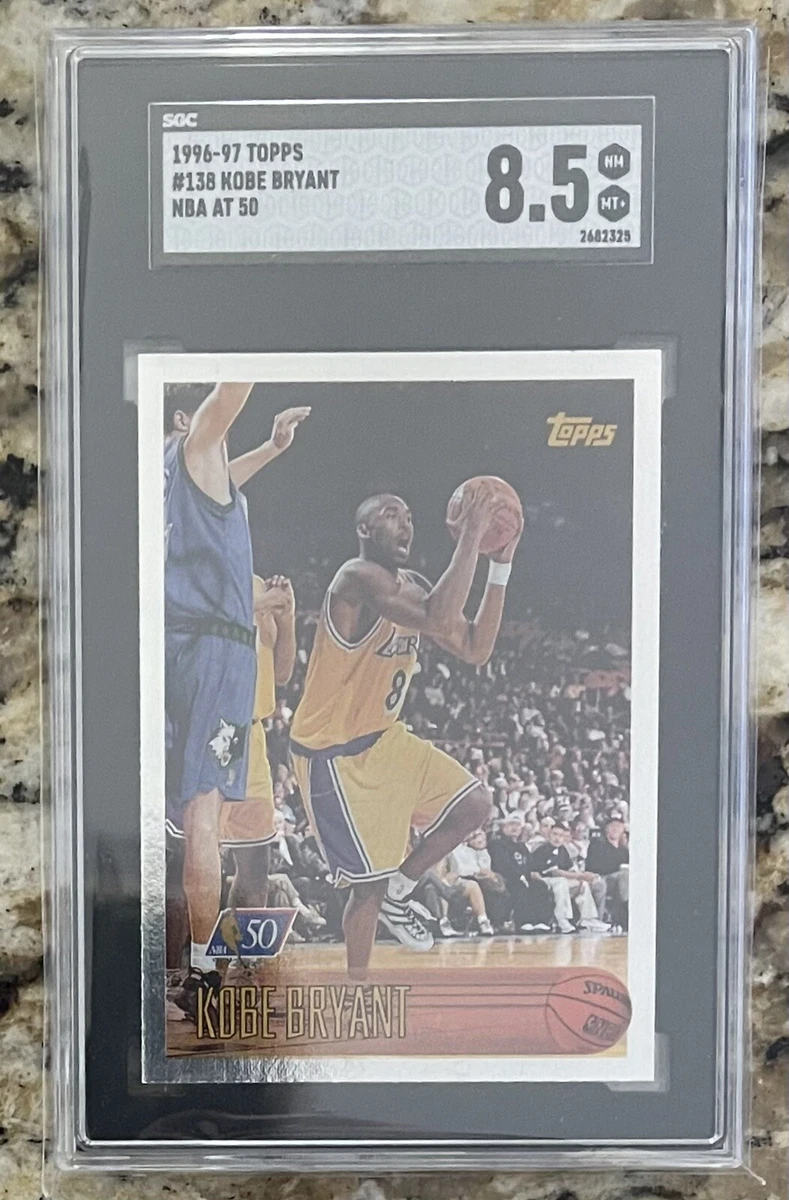 1996 KOBE BRYANT TOPPS NBA AT 50 RC #138 FOIL ROOKIE CARD LAKERS 