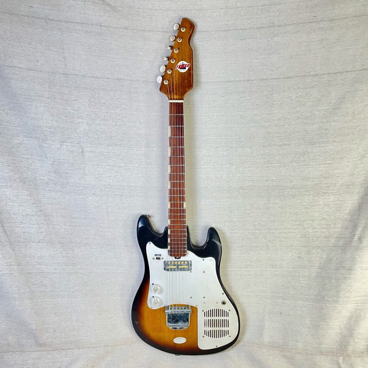 ピザールギター 元祖 zo 3ギター teisco trg 1 L Teisco TRE-100 1965 Sunburst MIJ Built in Amp TRG-1 Gold