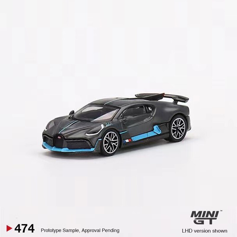 MINI GT 1:64 Model Car Bugatti Divo Presentation Alloy Die