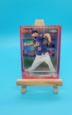 Max Scherzer 2022 Topps Chrome # 66 Pink Refractor New York Mets