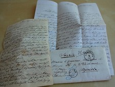 Swedish Letters FRANKFURT VENICE 1862: Gustav Fredrik von Kr&aelig;mer (1831-1862)