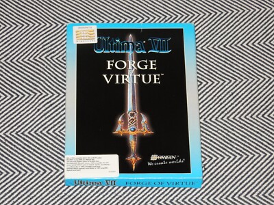 Ultima VII: Forge of Virtue - Origin - PC Big Box - 5,25'' Disk für Ms-Dos