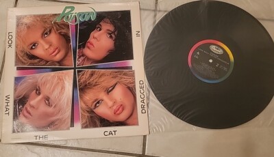 POISON Look What the Cat Dragged In Capitol Record LP Vinyl 1986