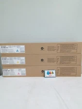 Sharp MX60NTCA MX-60NT-YA MX-60NT-MA Toner Cartridge Lot of 3
