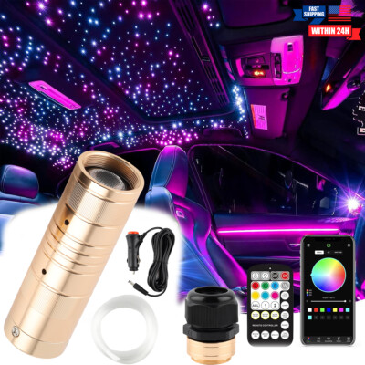 600PCS CAR HOME HEADLINER STAR LIGHT KIT ROOF TWINKLE CEILING LIGHTS FIBER OPTIC