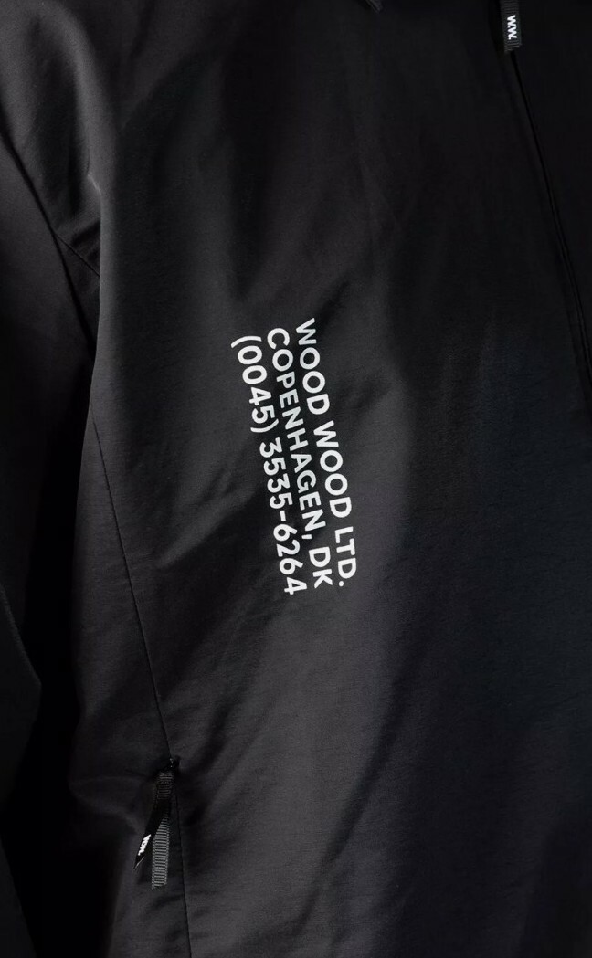 WOOD WOOD Clive Jacket Black Large- Brand New w/tags $320 MSRP