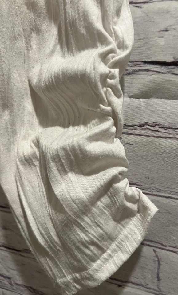 Pantalones Jean Bourget Diseñador Francés Niña Marfil Mezcla Algodón Lados Elásticos 5T Foto 4 de 4