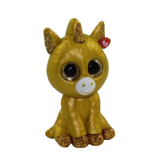 WorldofMiniatureBearsボーピープゴールデンテディ賞ノミネート 2018 TY Beanie Boos Mini Boo GOLDEN UNICORN the Mystery Chaser