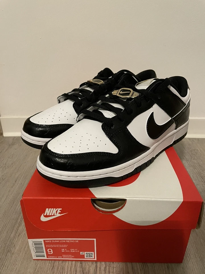 Nike Dunk Low Black White - World Champs | EU 42.5 US 9 | Neu OVP Blitzversand - Bild 2 von 4