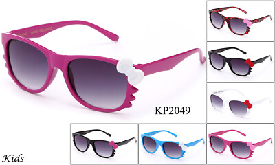 Hello Kitty Kids Sunglasses Cute Baby Girls Boys Glasses UV Protected Lead Free 