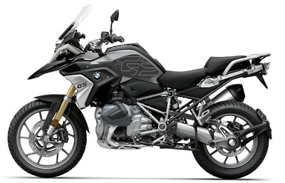 Protective side lights tank BMW R 1250 GS logo GS style L-064 (Black Storm) LG