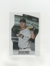 2022 Topps Stadium Club Triumvirates Die-Cut Black Buster Posey #T6 Giants